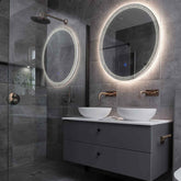 Espejo LED Redondo | Botón táctil | Luz blanca neutra - Reyze Seria Simetria Model 6